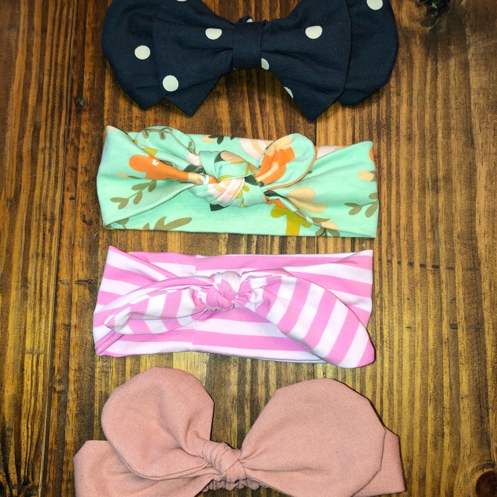Bows for baby girl.